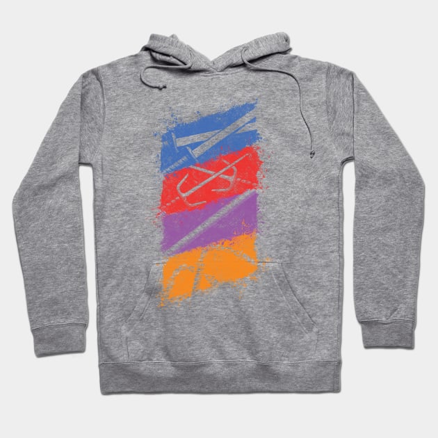 Ninja Weapons of Choice Hoodie by CoryFreemanDesign